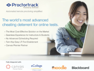 Proctortrack by verificient worlds most advanced cheating deterrent for online tests